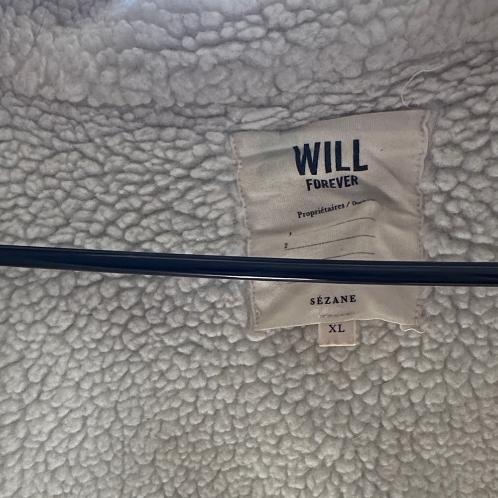 Sezane Will Shearling Jacket Large - image 3